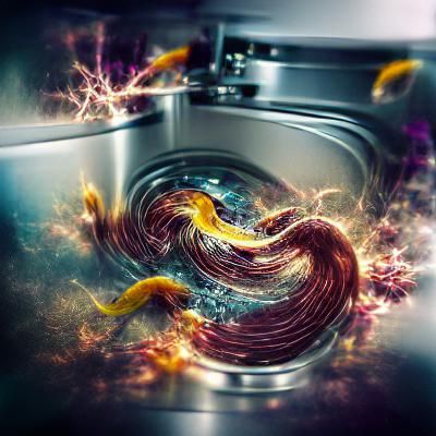 Quantum Whirlpool Photorealistic Film Image