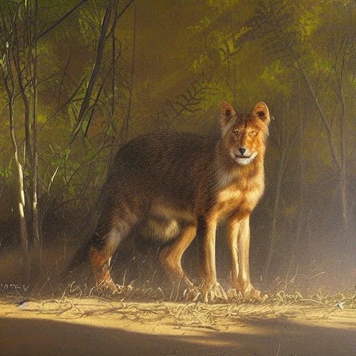 Animal Portrait in Oil Paint by James Gurney