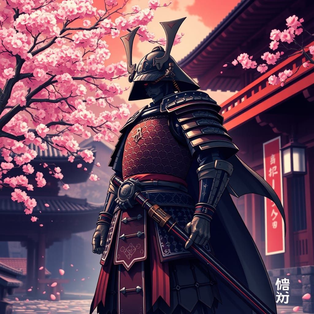 Anime Samurai Masterpiece in Manga Scan Style