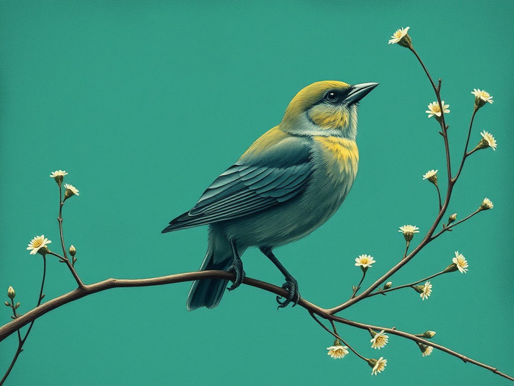 Sparrow Variety: Art Deco Ultraminimal Masterpiece