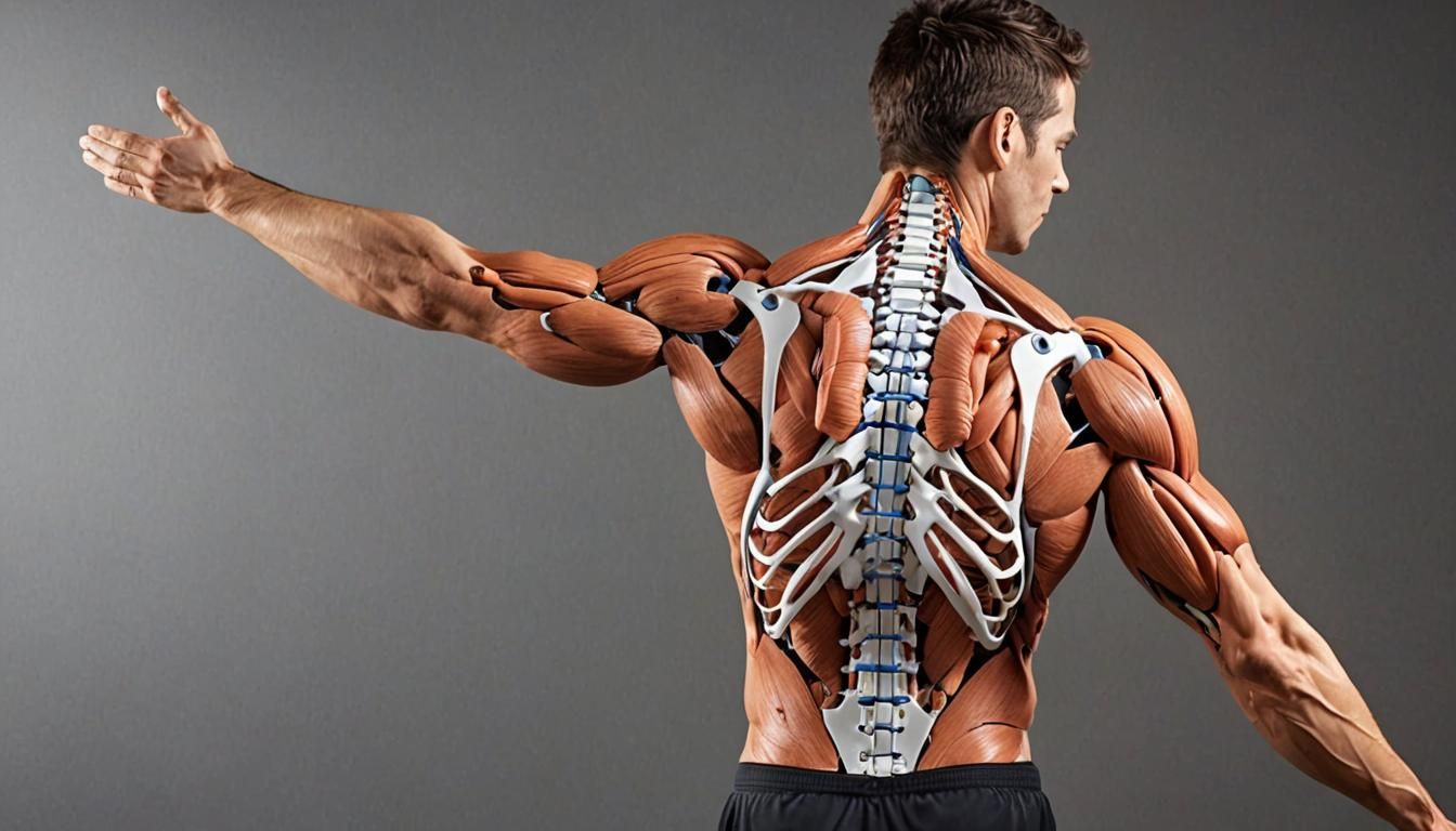 Detailed Full Body Fascia System Illustration