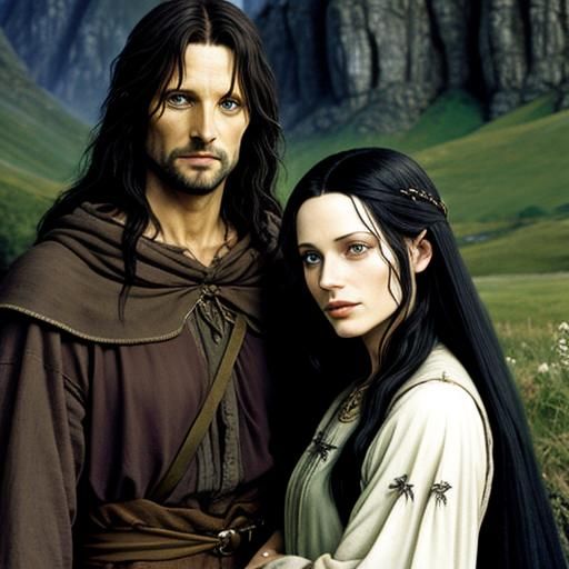 Aragorn and Arwen: An AI Interpretation