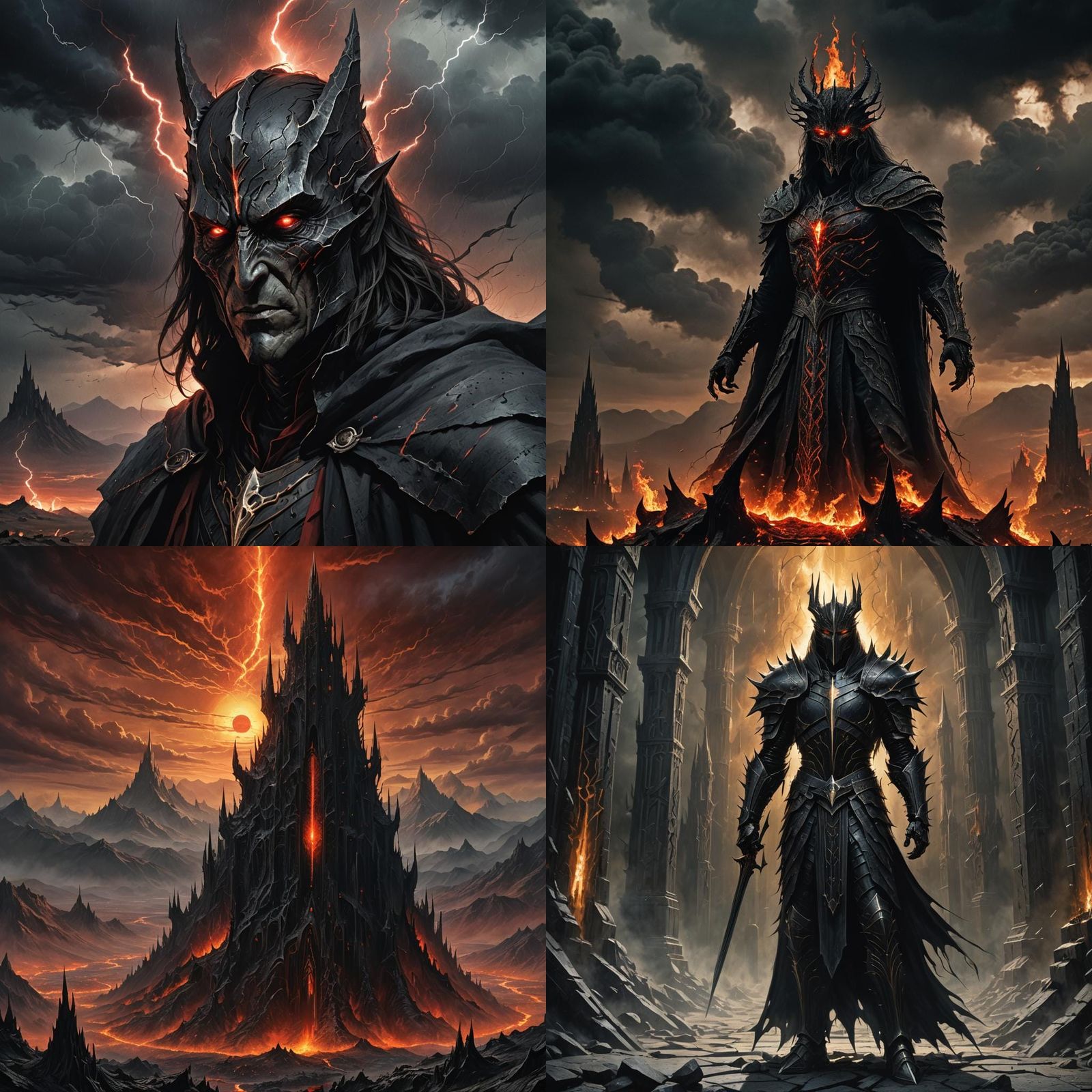 Sinister Sauron Dark Fantasy Art