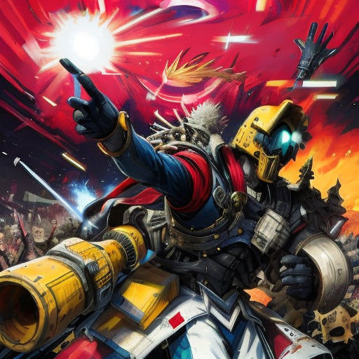 Chaos Reigns in Vibrant Haphazard Artwork