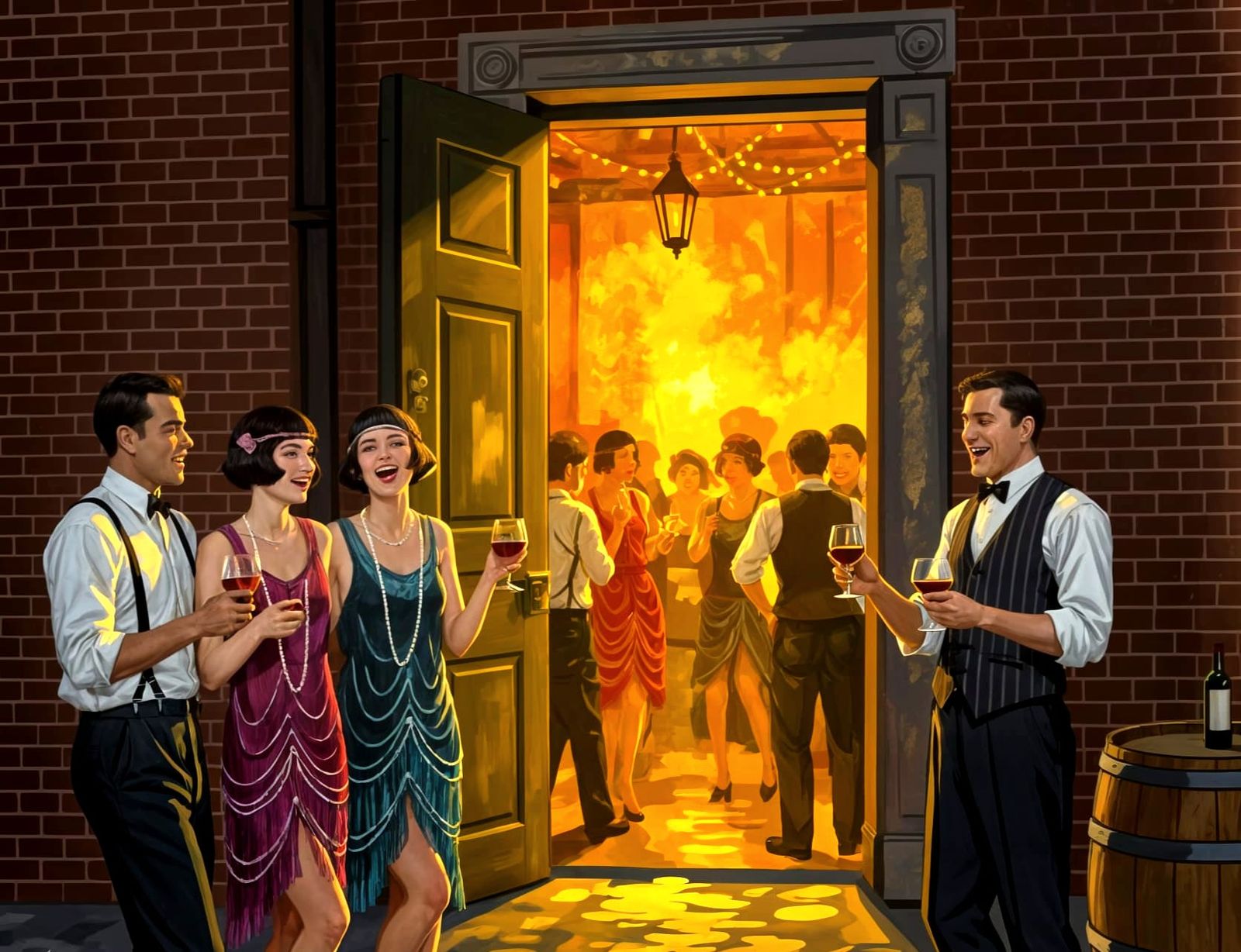 A night out during the Roaring 20's