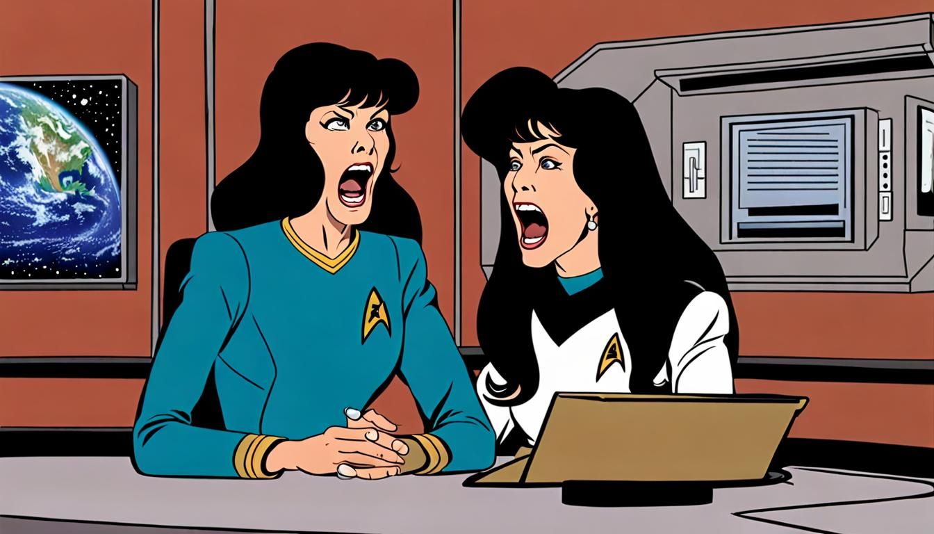 Deanna Troi Screaming: A Star Trek Counseling Scene