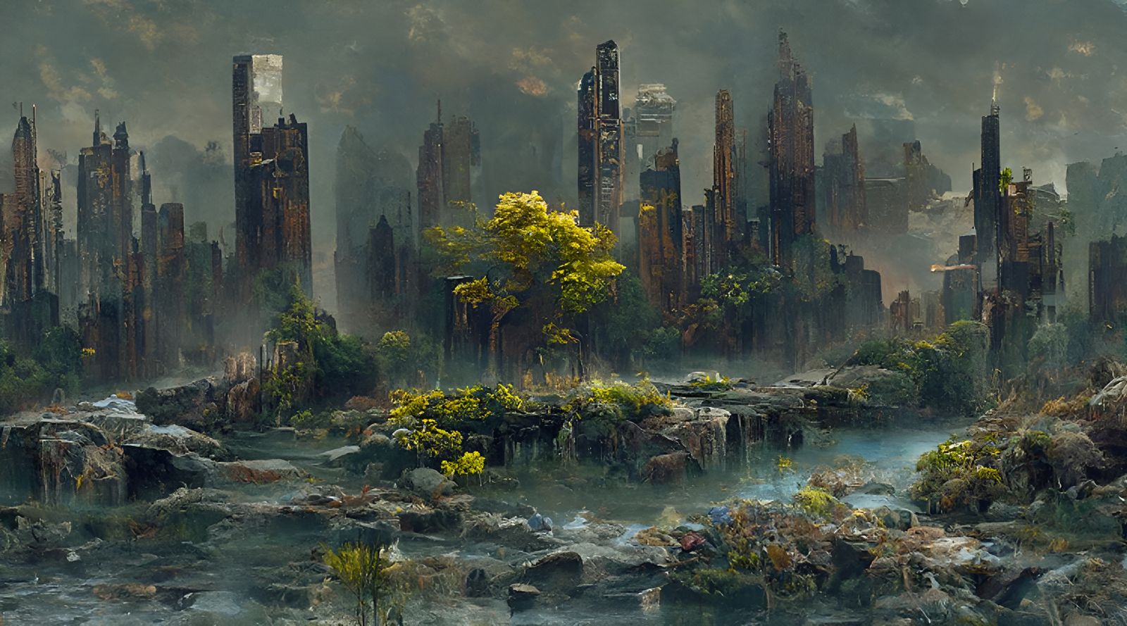Post-Apocalyptic City Rises from Ruins