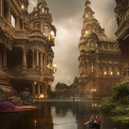 Reflection of Jealousy: Epic Digital Matte Painting