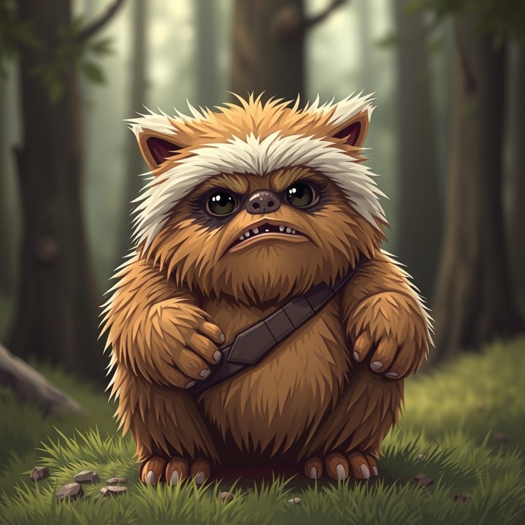 Fat  Lazy Ewok