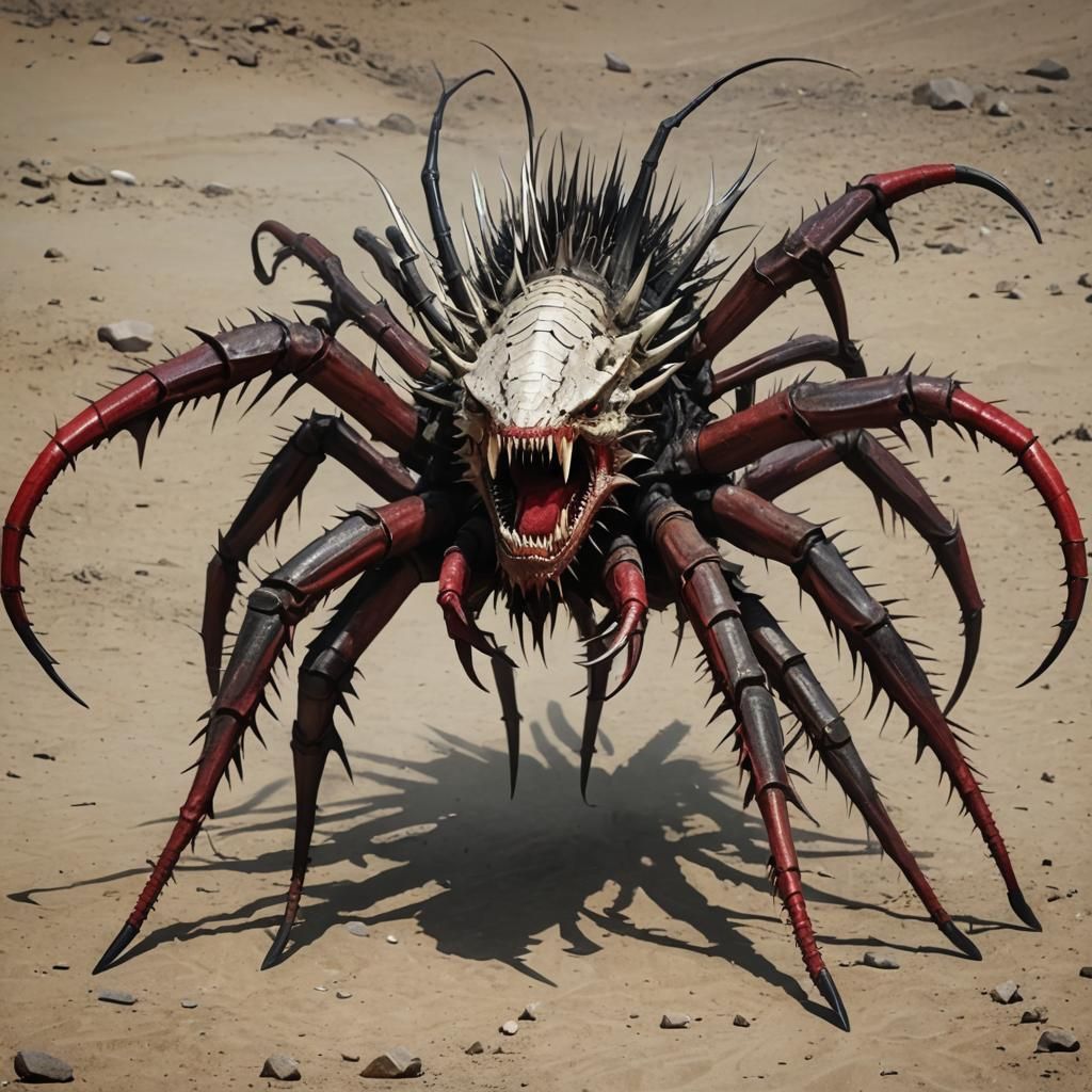 Giant White Monster Concept Art