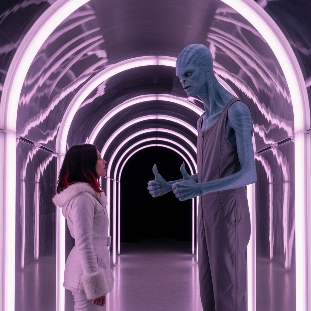 Even aliens like pink