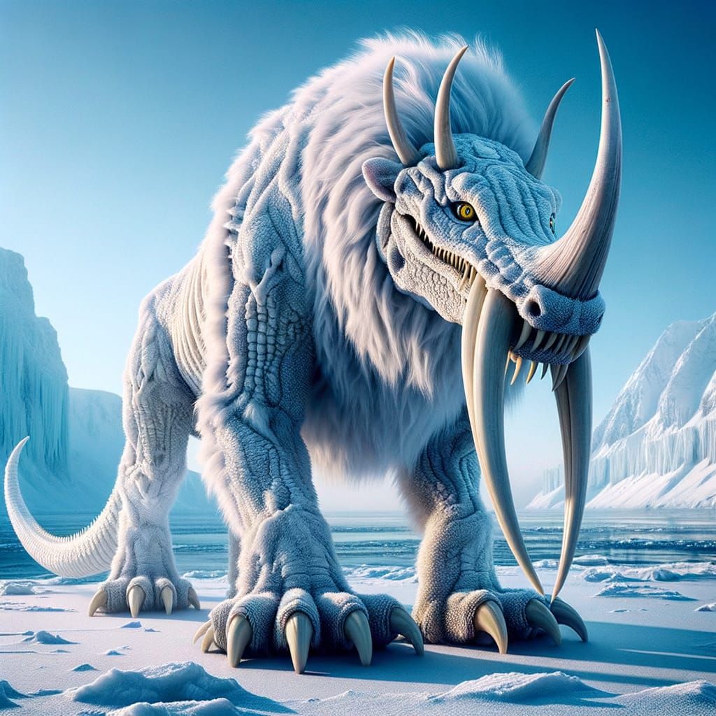 Regal Frost Wyrm: A Majestic Creature of the Icy Wilderness