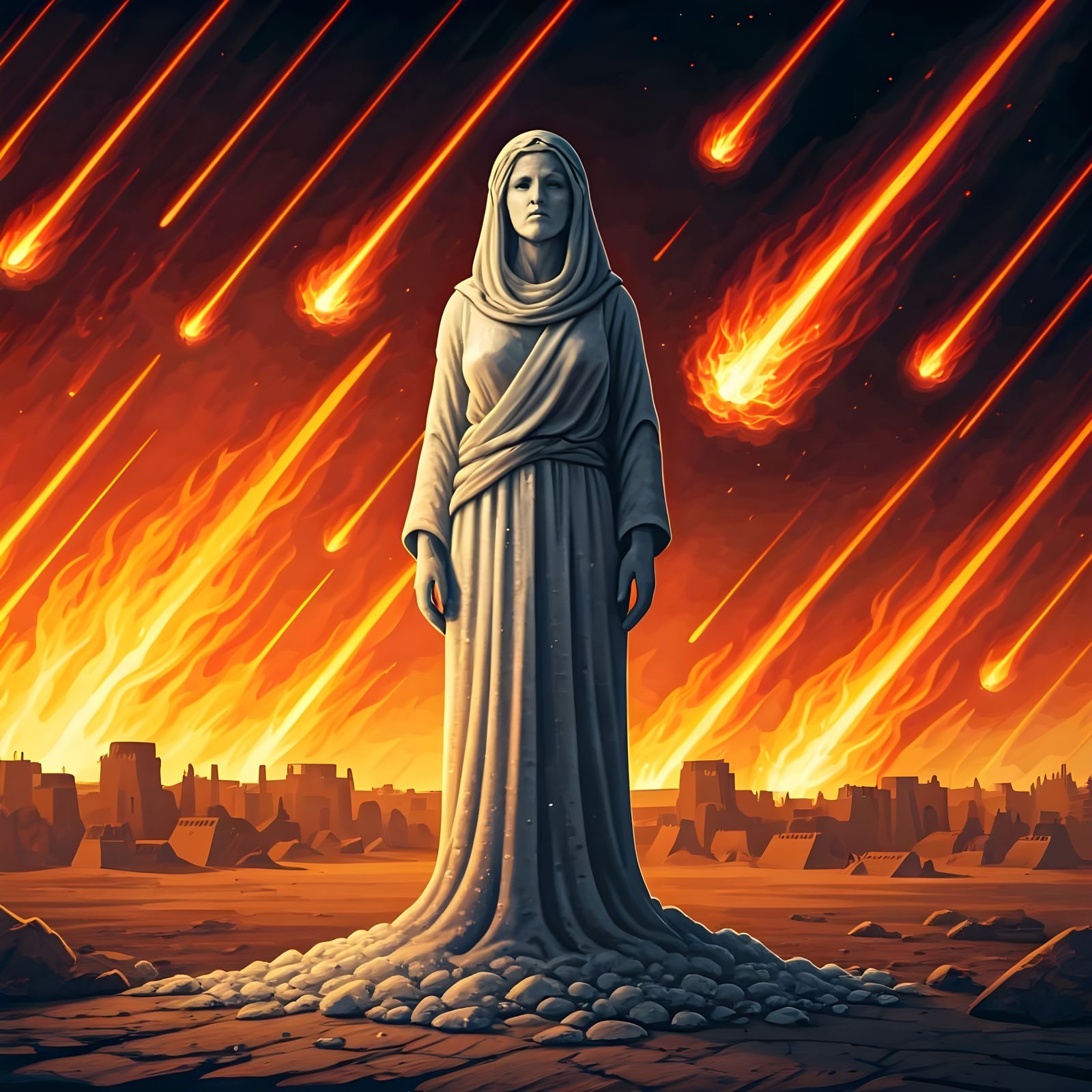 Pillar of Salt: Lot's Wife's Transformation