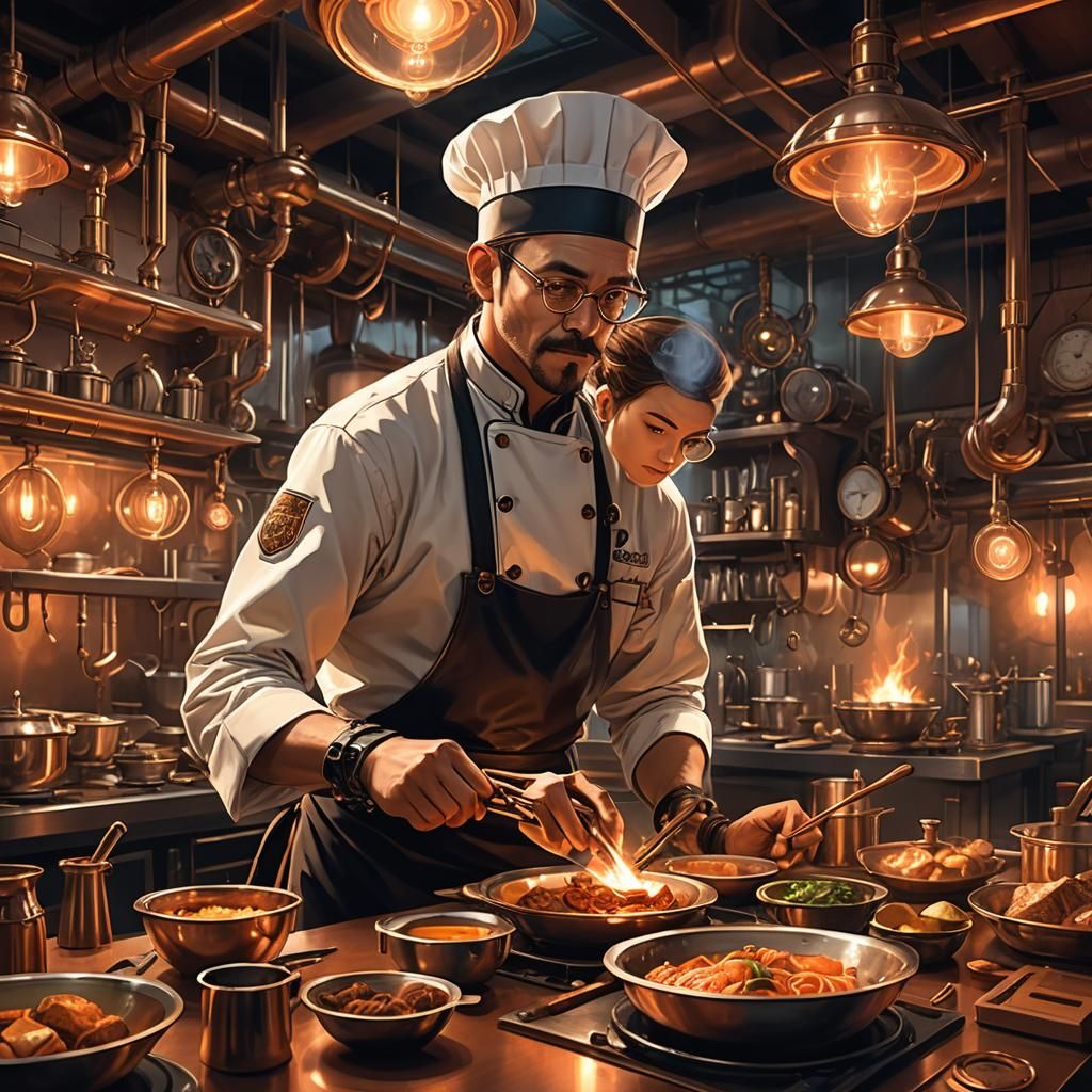Steampunk Chef Creates Fantasy Food in Mystical Restaurant