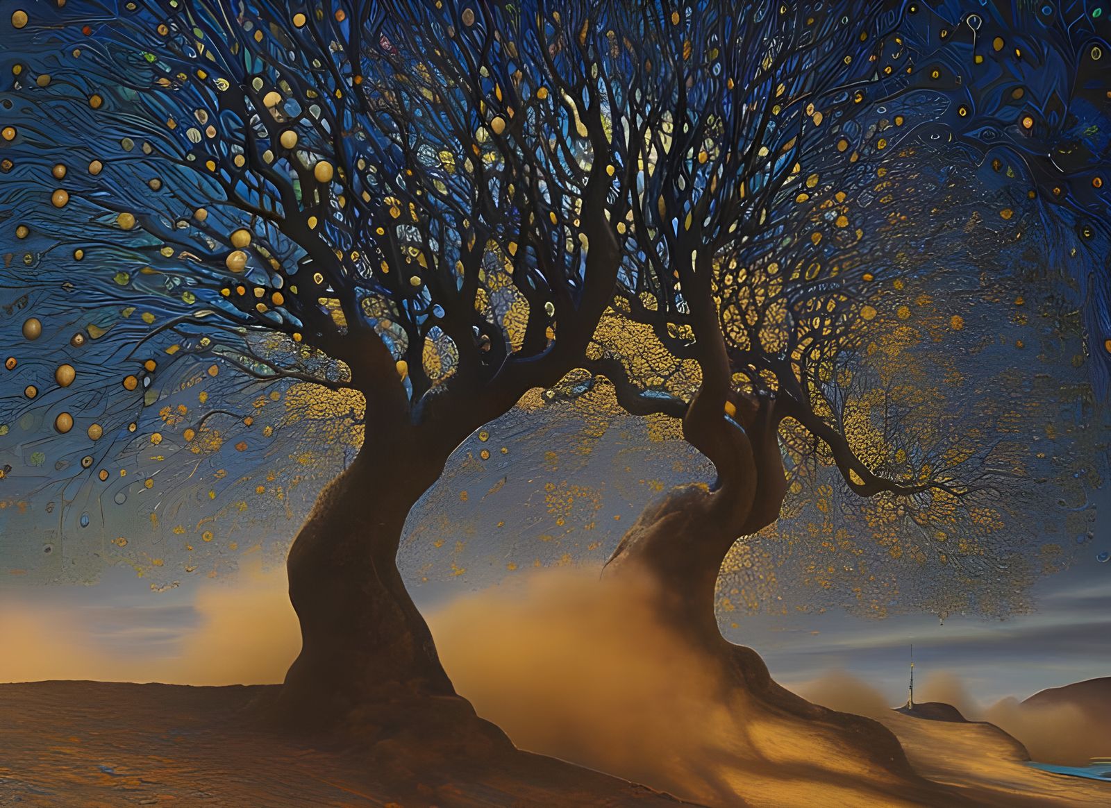 Bipedal History: A Celestial 3D Shading Masterpiece