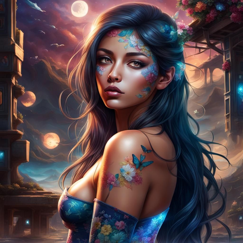 Full Body Image: Woman with Toned Thighs