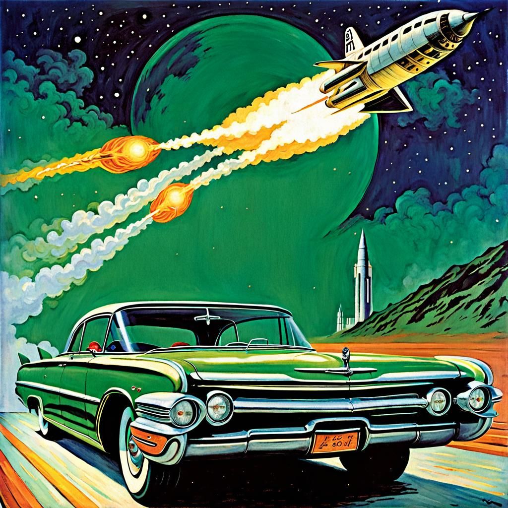 Lovecraft Buys a Rocket Car in 1962 Magazine Ad