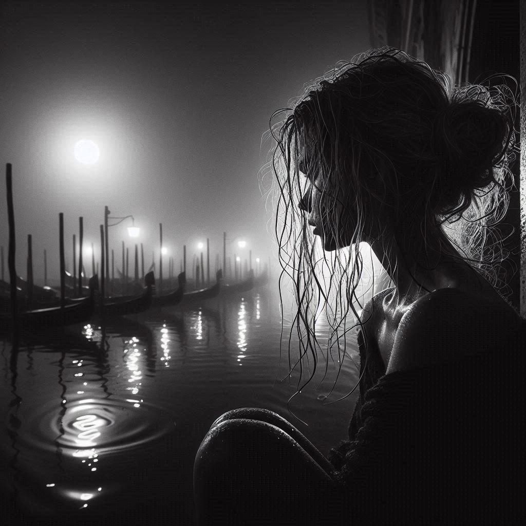 Simple Expressive Charcoal Drawing