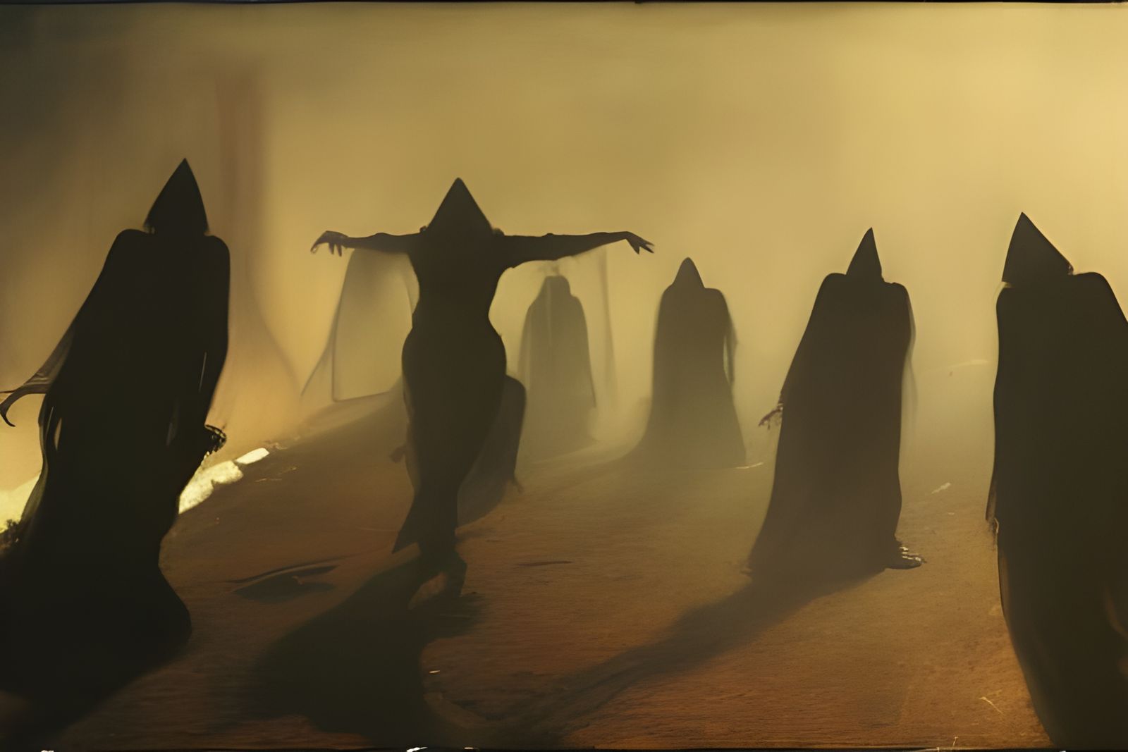 Ethereal Ghost Demons in Cinematic Lighting