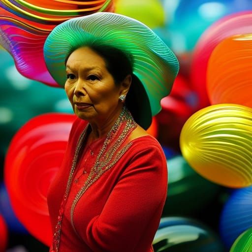 Hyperrealistic Woman with Volumetric Lighting