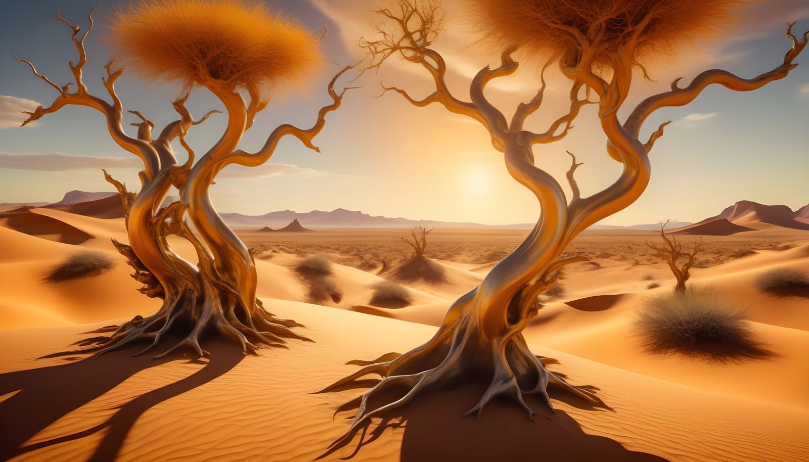 Mathematical Concepts Emerge in a Sympathetic 3D Network