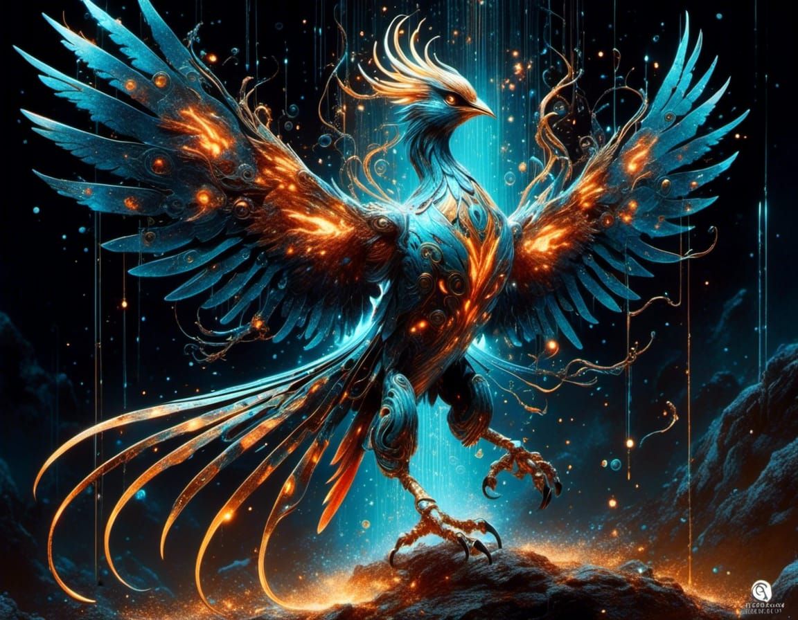 Futuristic Firebird: The Cybernetic Phoenix