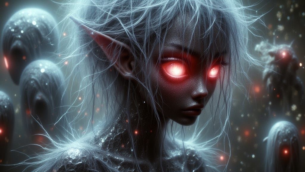 Symbiotic Organism Portrait in Dynamic Lighting