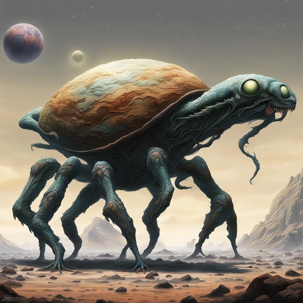 Alien Exoplanet: Nopperabo and Shirime Lifeforms