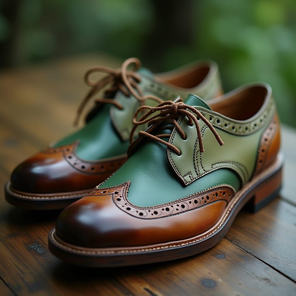 Detailed Leather Shoes Inspired by Sawgrass
