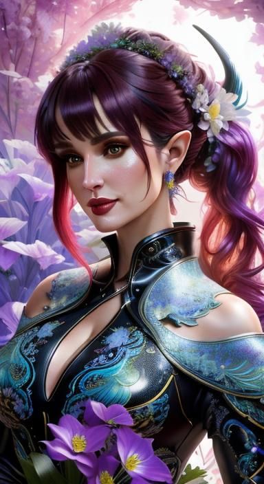 Winona Ryder as Goddess in Fantasy Portrait