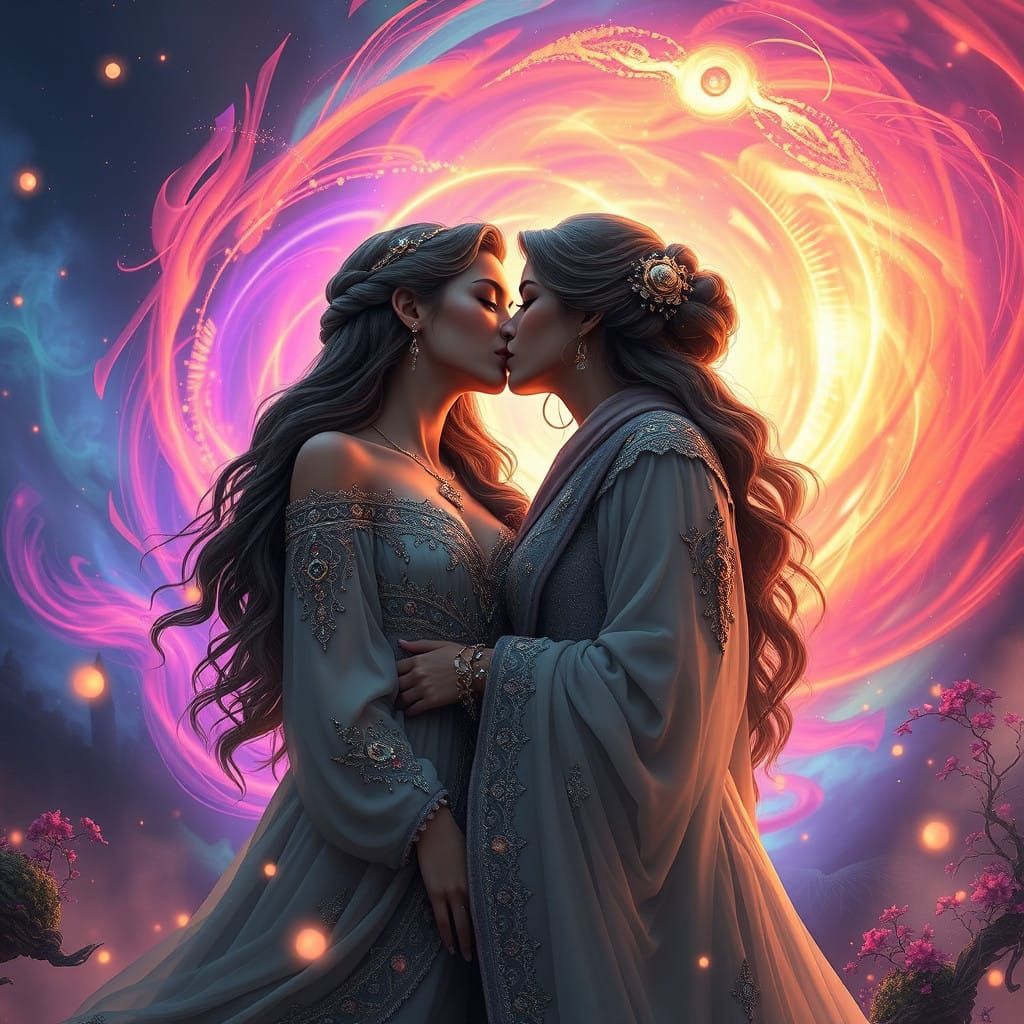 Love Amidst Celestial Whirlwinds