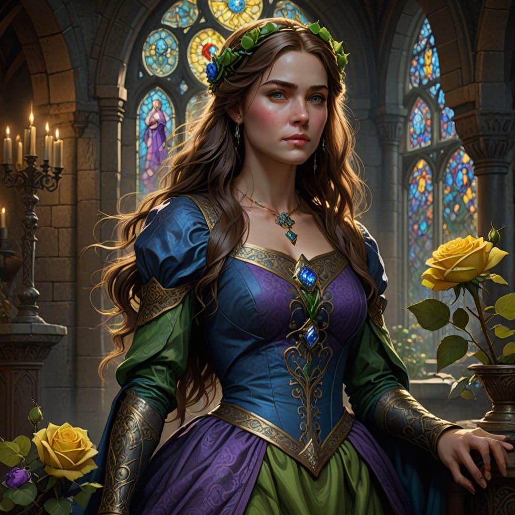 Ethereal Queen in Dark Fantasy Art