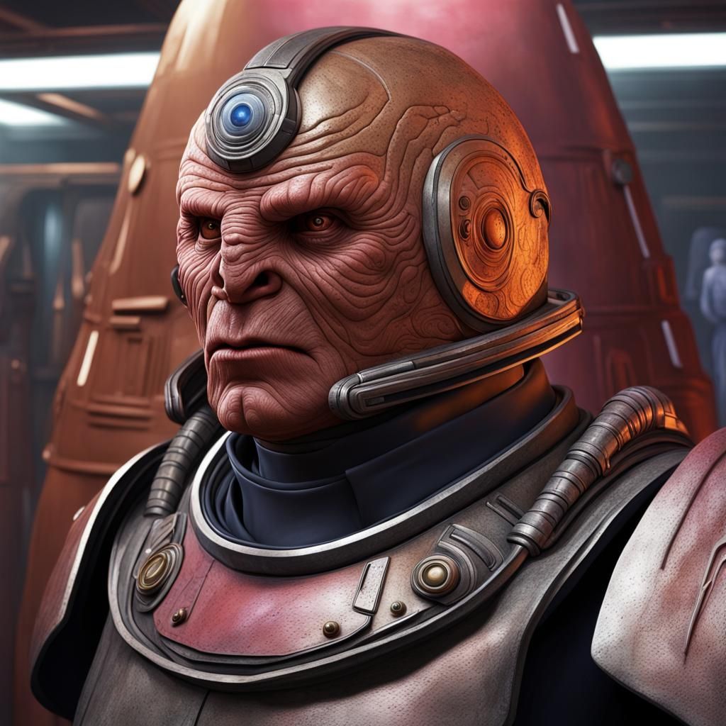 General Staal and Sontarans: Hyperrealistic Concept Art