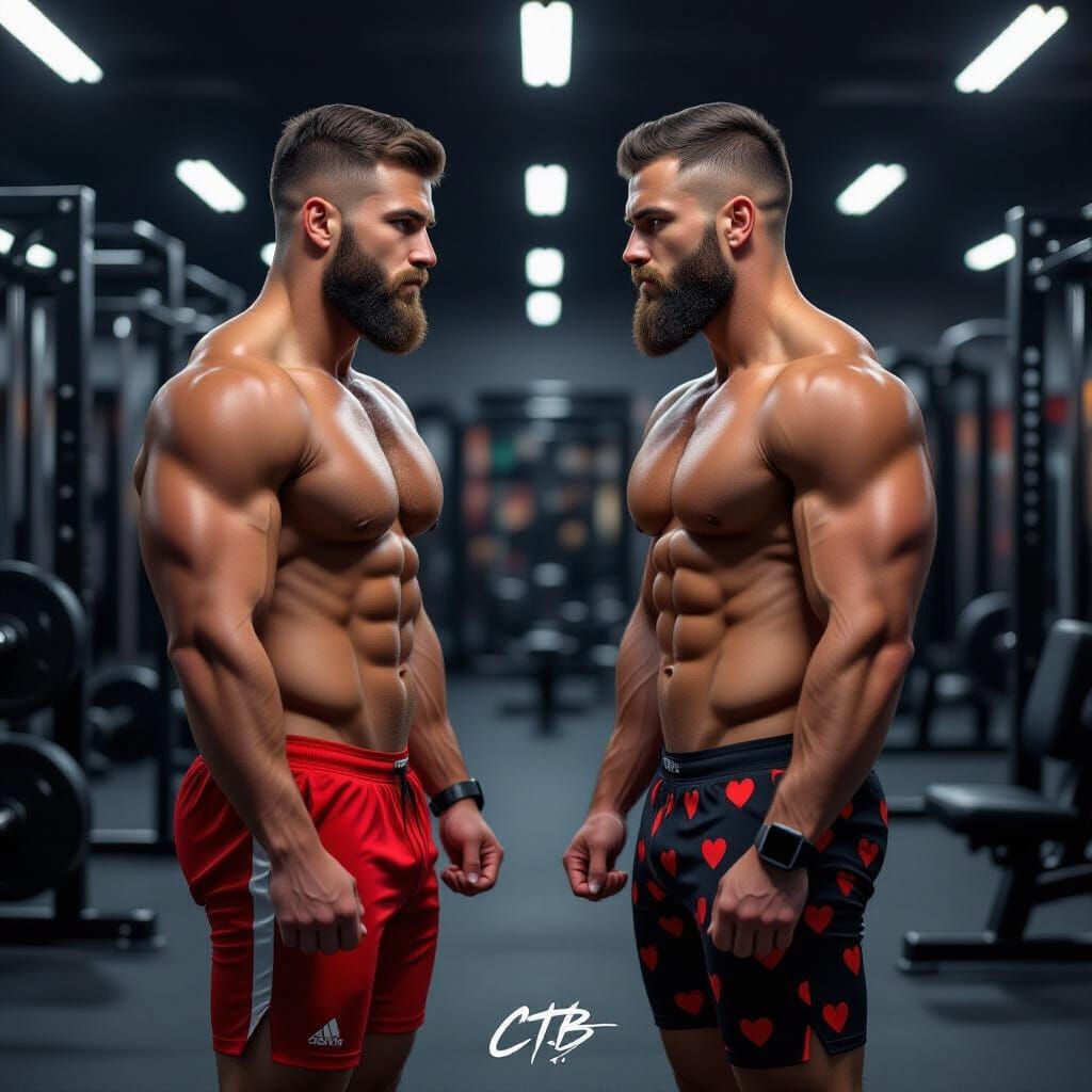 Identical Twins in Dramatic Gym Standoff