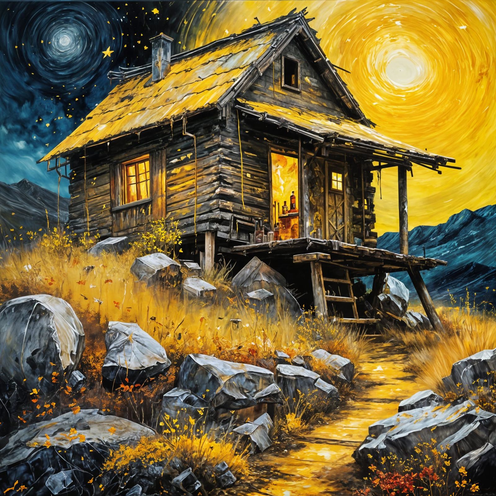 Between night and day