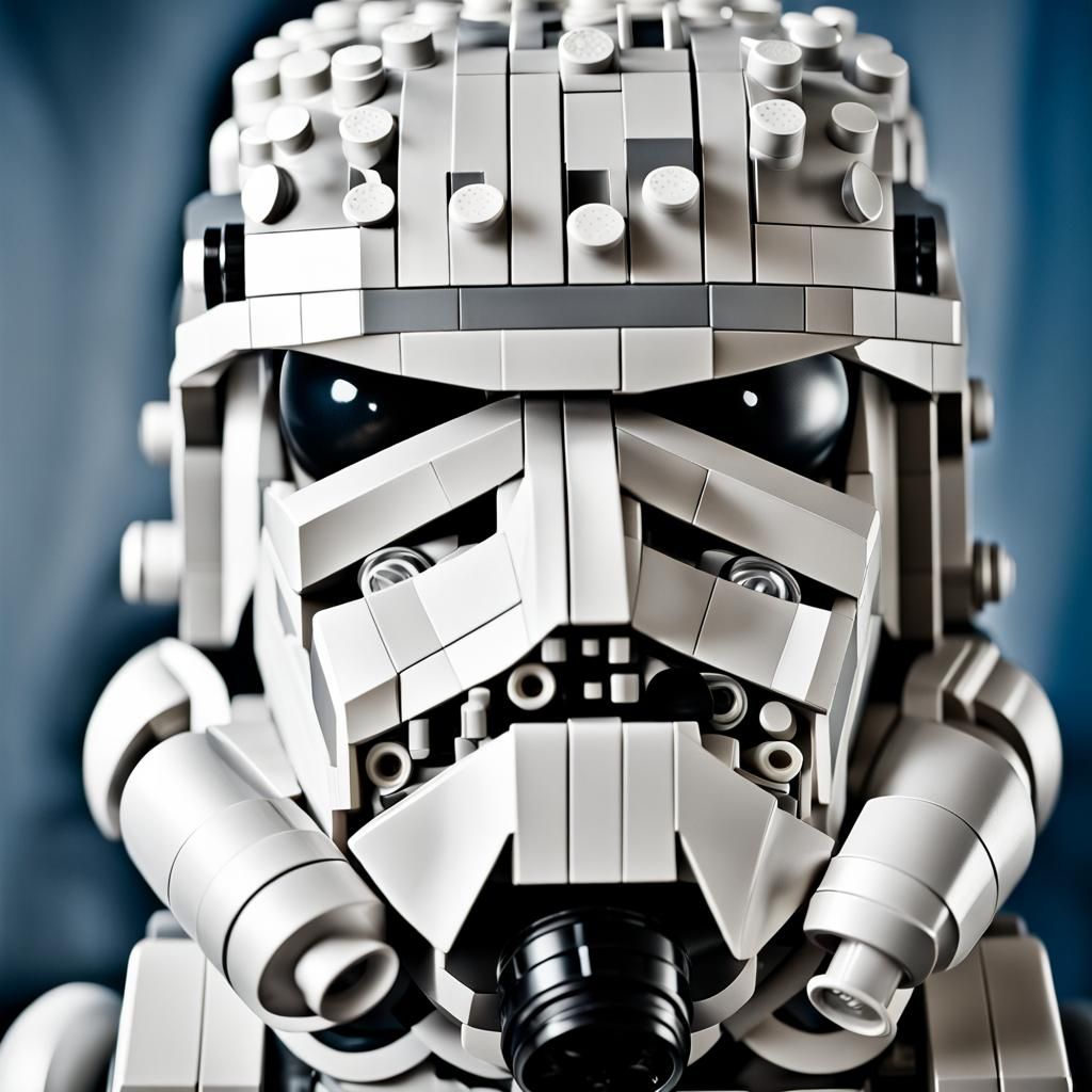 Lego AT-AT Close-Up: Professional Studio Portrait