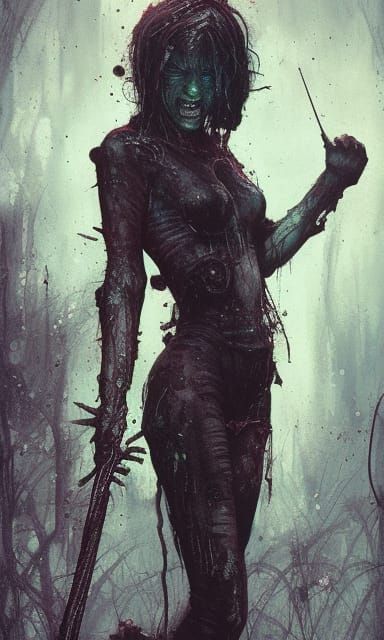 Desperate Fanatic: Dark Horror Concept Art