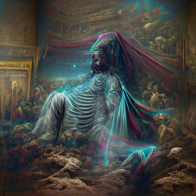 Sinister Egyptian Curse by Doré and Rutkowski