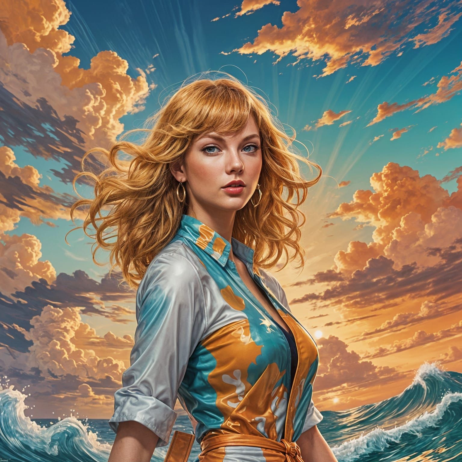 Taylor Swift as Nami: One Piece Reimagining