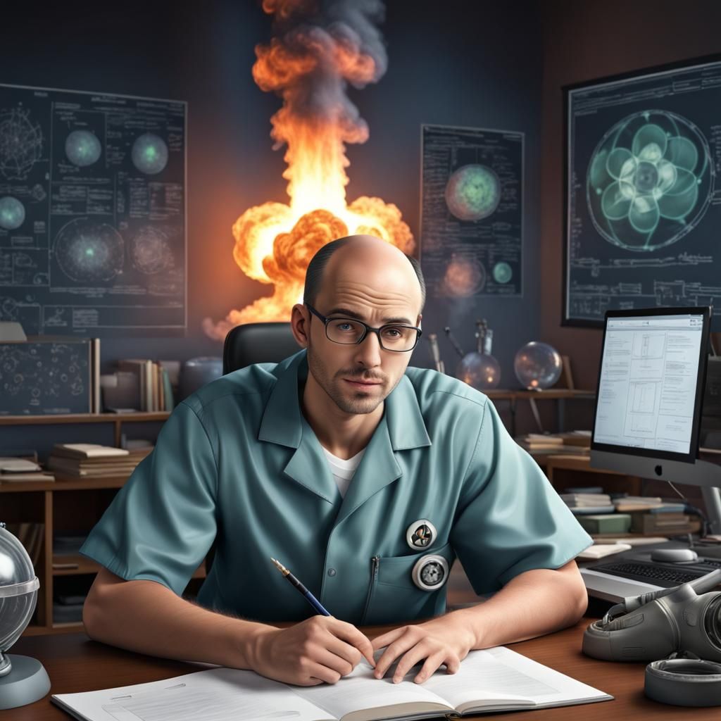 Photorealistic Nuclear Science Passion Rendering