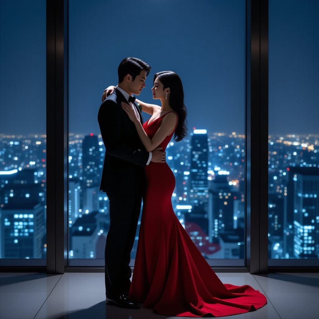 Korean Mafia Couple in Luxurious Penthouse