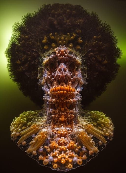 Grotesque Gothic Portrait in Daguerreotype Style