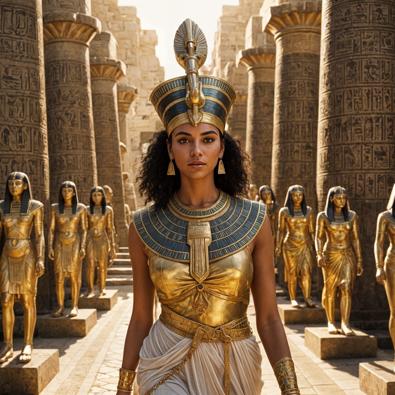 Ancient Egyptian High Priestess Portrait