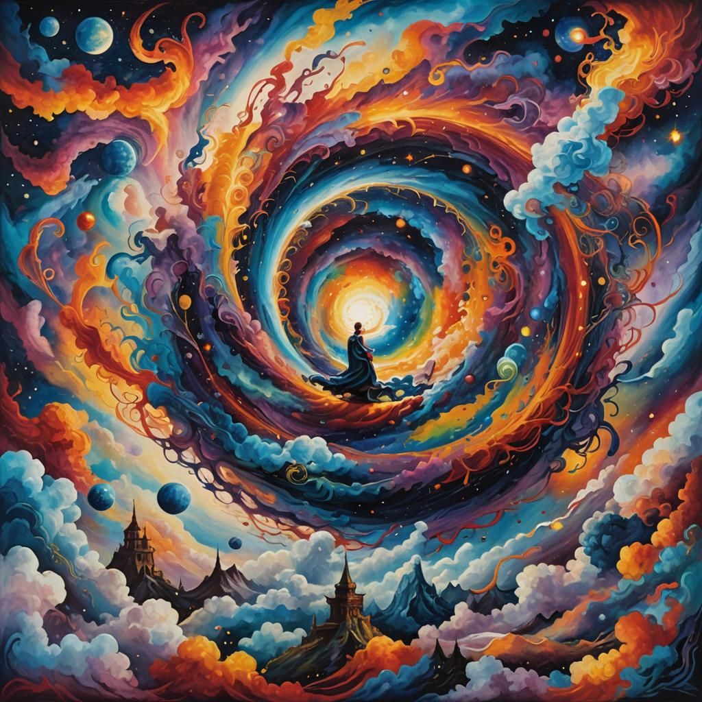 Cosmic Surrealism: Energetic Tapestry Around Planet Zarea