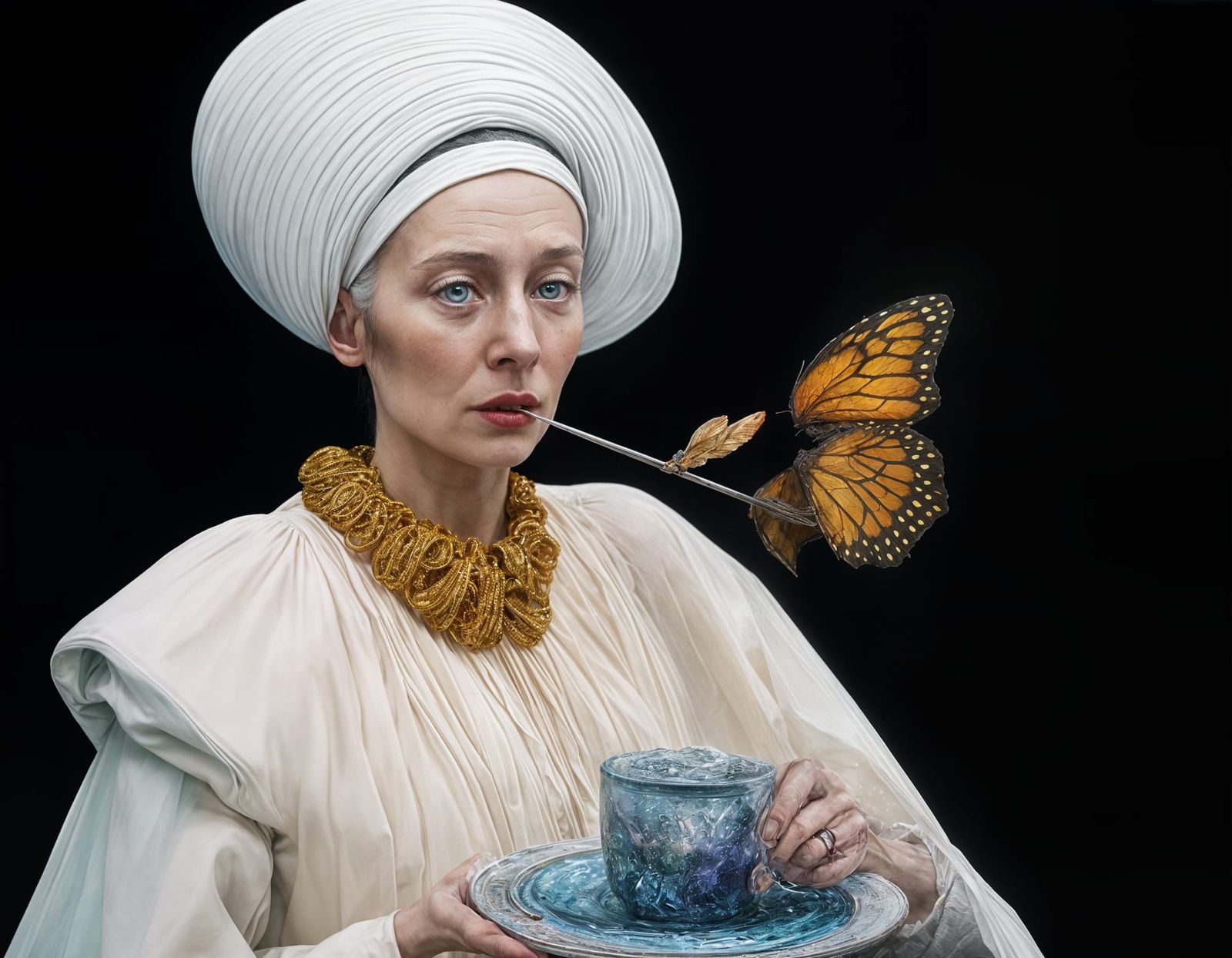 Ethereal Butterfly Smoke: A Surreal Photorealistic Vision