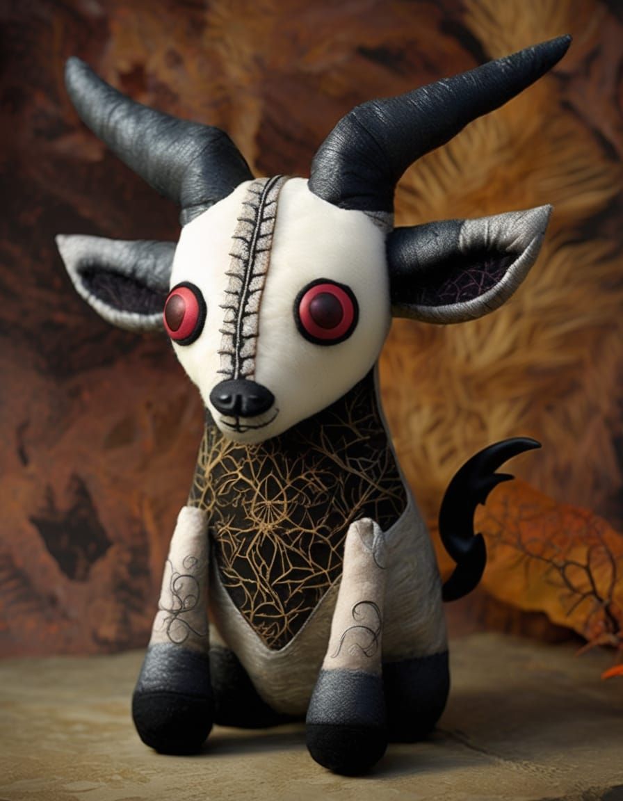 Evil Plushie Goat in Bone Forest