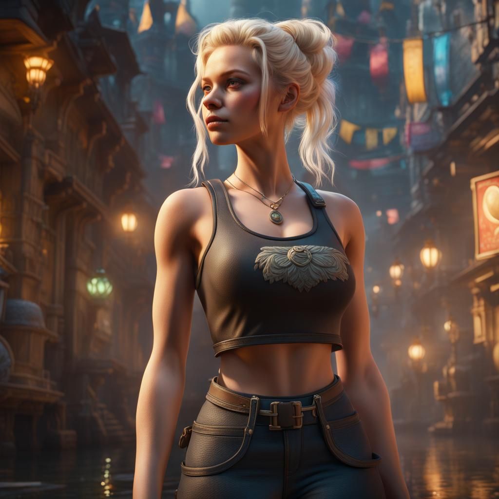 Visco Girl with Scrunchy and Hydroflask, Detailed Matte Pain...