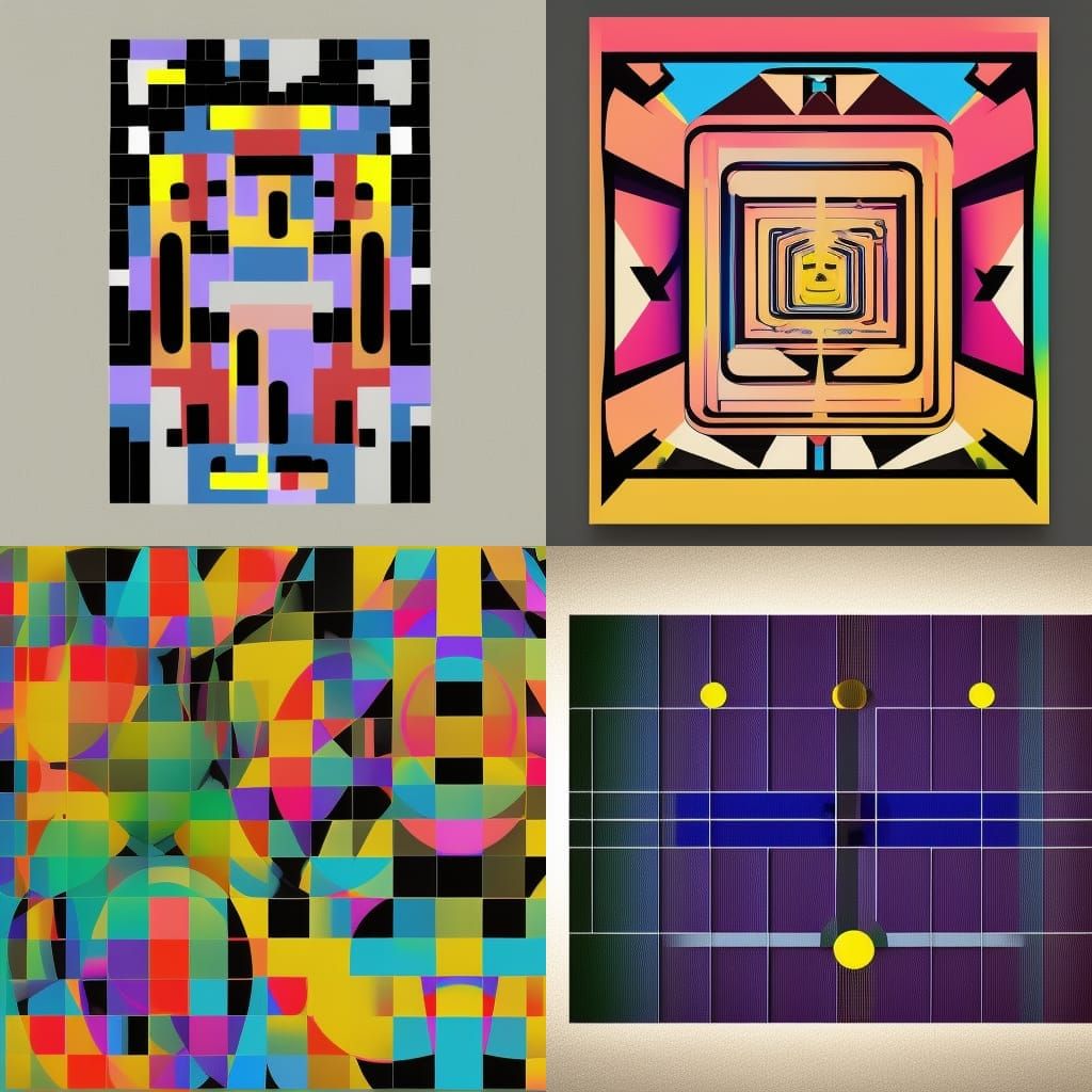 Science in Pop Art Screen Print Style