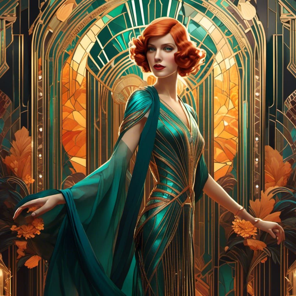 Anna Kendrick in 1920s Art Deco New York