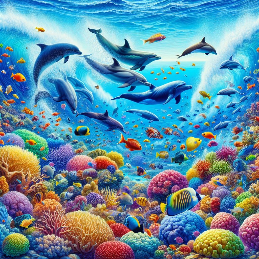 Vibrant Underwater Marine Wonderland